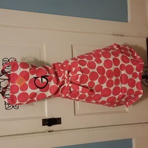 Embroidered Pink Cotton Polk-A-Dot Chef Kitchen Apron Cook Baker Wedding Shower